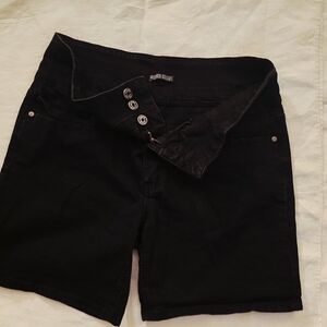 Source Unknown Black Jean Shorts for Women